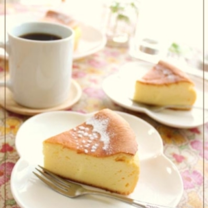 素朴な●チーズケーキ●材料5つで簡単♪